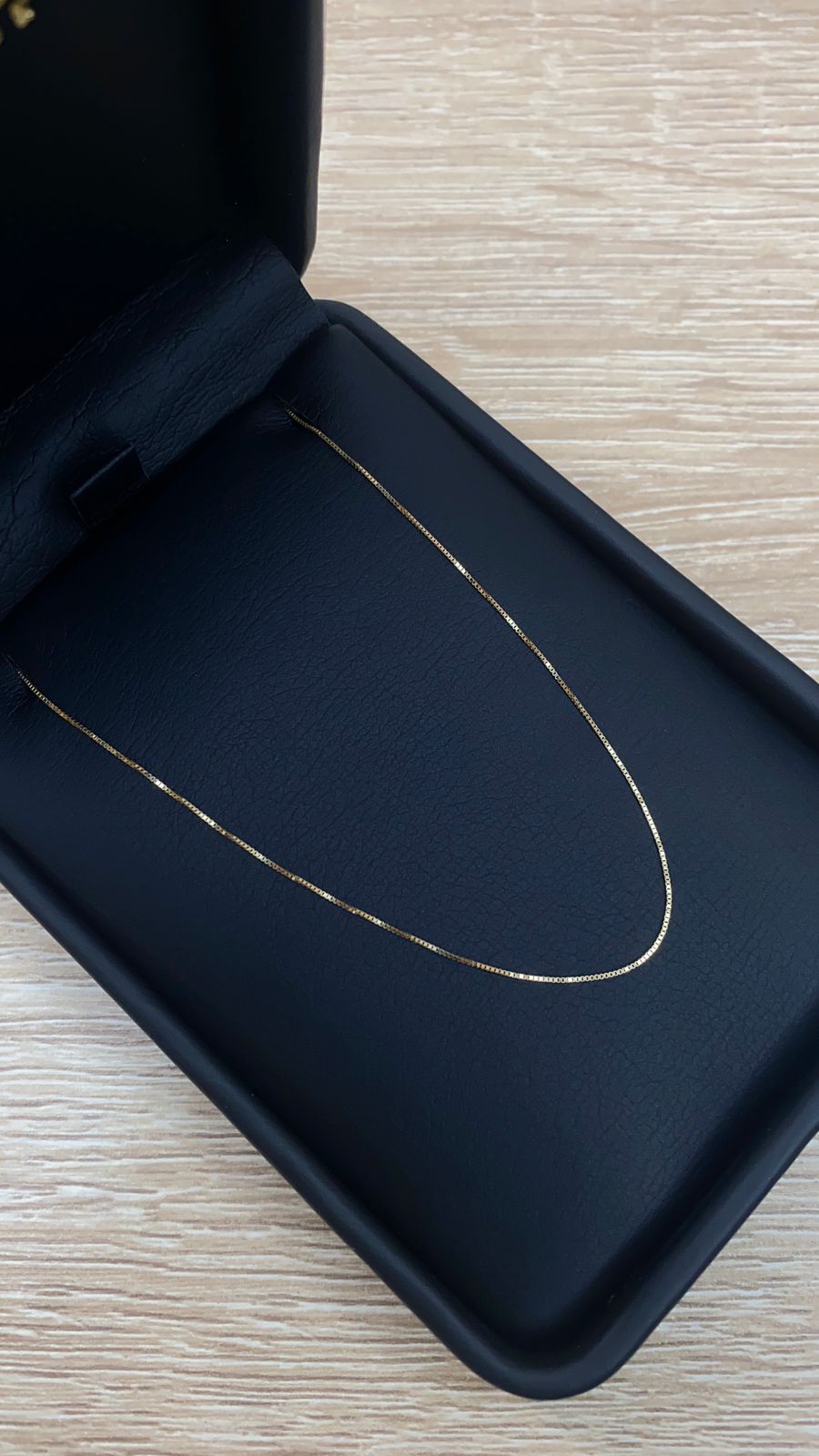 Cadena It veneciana oro amarillo 18k 1,2 Gr / 1,0 mm / 50 cm