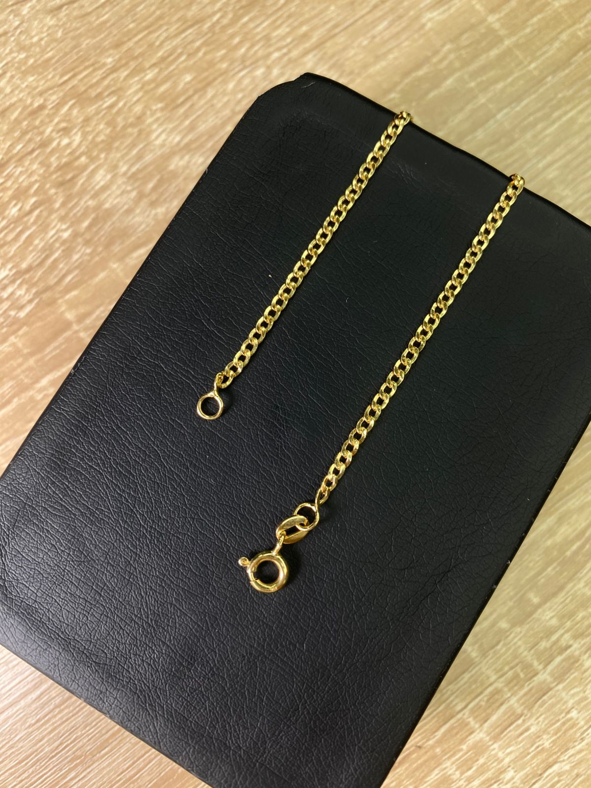 pulso It cubano oro amarillo 18k / 1.51 gr / 19 cm