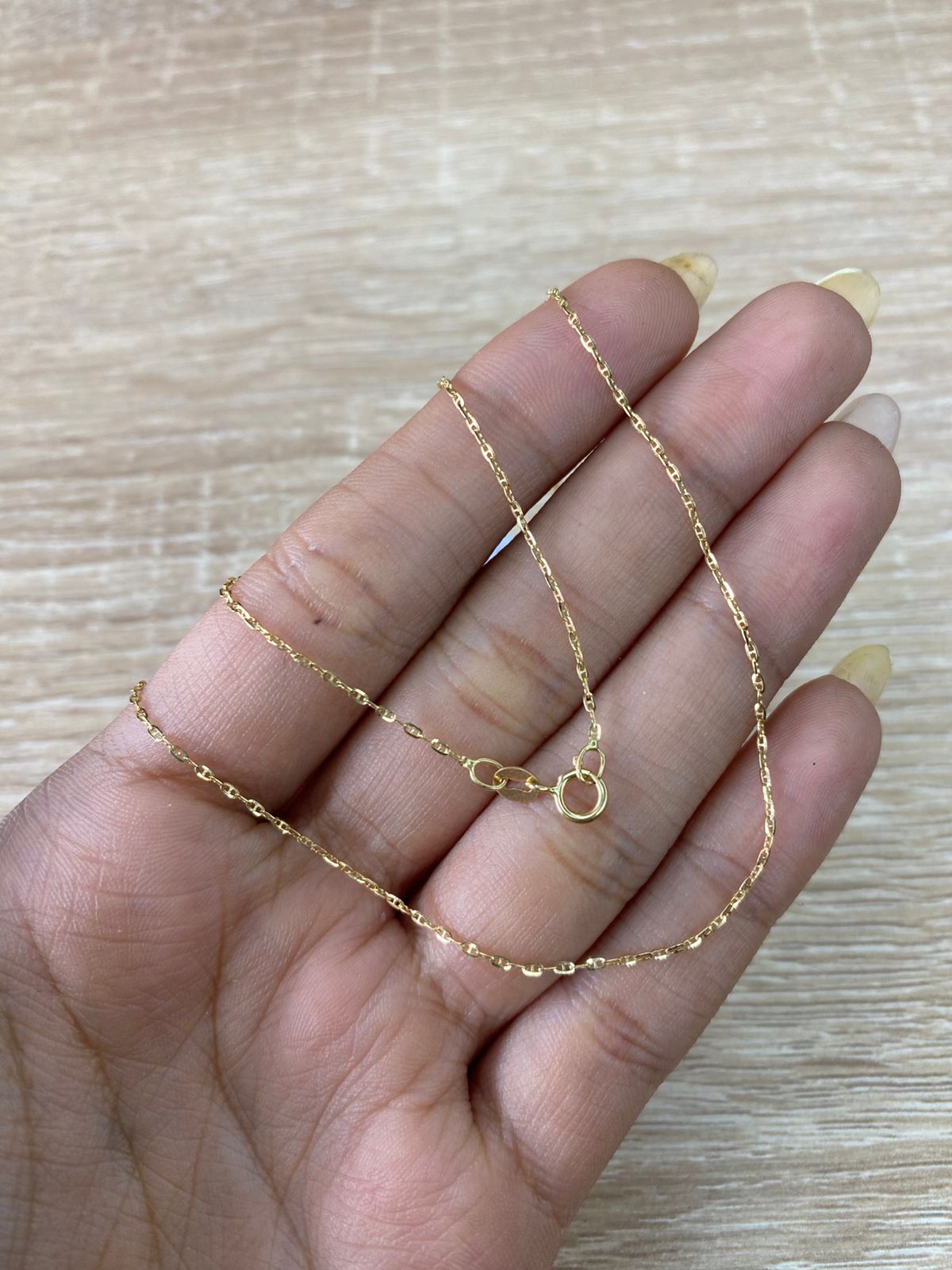 Cadena It mini escalera oro amarillo 18k 1,5 Gr / 1,1 mm / 50 cm